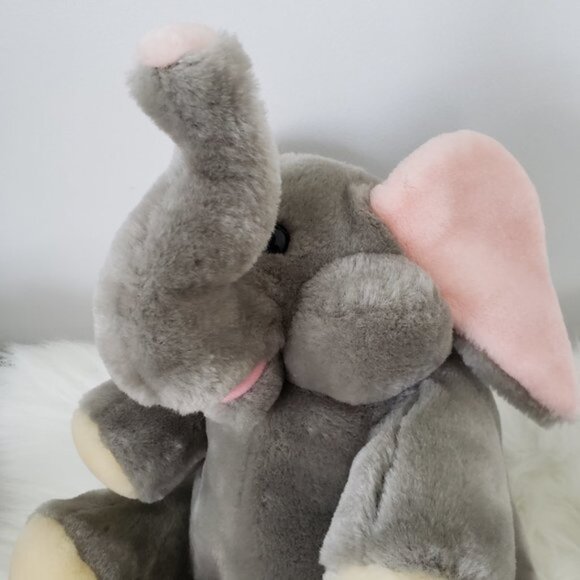 Vintage 1985 Fun Farm By DAKIN - Large Plush Elephant Stuffed Animal - Picture 3 of 9